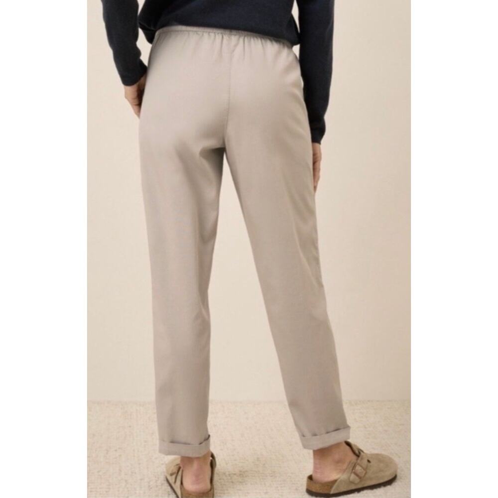 Pact Daily Twill Pant Pull On Drawstring Organic Cotton Stretch Casual - Large - Picture 2 of 11